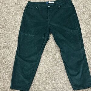 Old navy teal corduroy pants